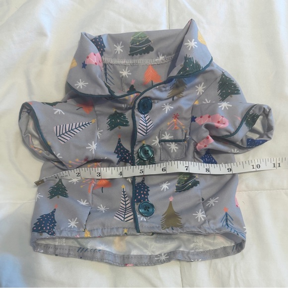 Lucy & Co Dog Pajamas with Christmas Tree Pattern - Picture 3 of 4